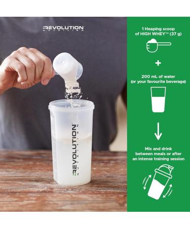 Revolution Nutrition High Whey Protein Powder Whey Isolate Superior Formula Gluten Free Lean Muscle Mass For Men & Women 25g of Protein Per Scoop 908 g 24 Servings (Chocolate Cake 2 Pound) Chocolate Cake 2 Pound - Buy Online on GoSupps.com