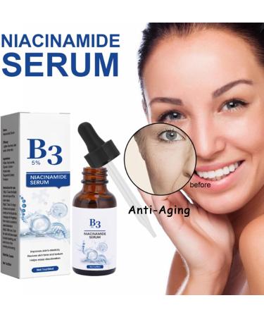 Vitamin C Serum for Face Dark Spots Corrector Nicotinamide Anti Aging Face Serum Smoothing Face Serum Anti Wrinkles & Deep Hydrating Face Serums For Mature Skin - Buy Online on GoSupps.com