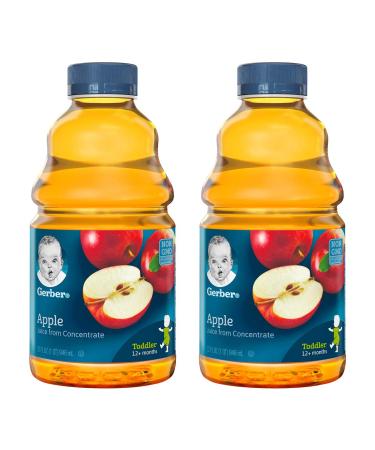 Gerber Nature Select Baby 100% Fruit Juice 32 Fl Oz (Pack of 2) (100% Apple Juice)