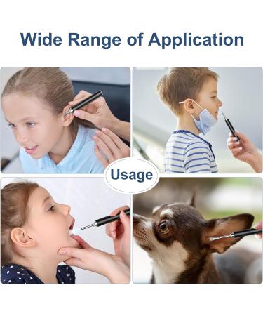 1296P HD ECleaner with Camer Earwax Remover Tool Visual Ear Remover Camera with 6 Silicon Ear Spoons Ear Cleaning Kit for iOS & Android (Black) Balck1 - Buy Online on GoSupps.com