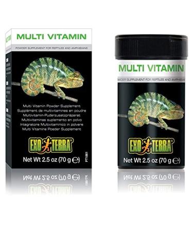 Exo Terra Powder Supplement Multivitamin Food Supplement for Reptiles 70g 70g Multivitamin