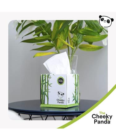 The Cheeky Panda Bamboo Facial Tissues - 56 Eco-Friendly, Hypoallergenic, Soft & Strong (3-Ply) - Buy Online on GoSupps.com