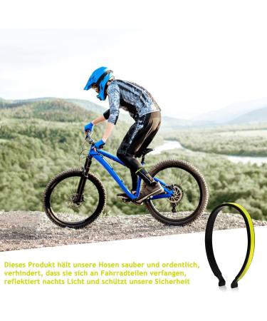 NVTRSD Pants Clips for Cyclists - Reflective 4-Piece Universal Trouser Clamps for Bike & Jogging | Men & Women Motorcycle Pants Protection - Buy Online on GoSupps.com