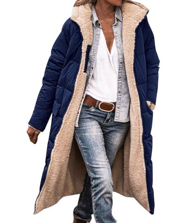 Hanxiulin Oversized Plush Jacket - Warm Lined Fleece Sweater for Ladies | Breathable Hooded Outdoor Fleece Coat - Buy Online on GoSupps.com