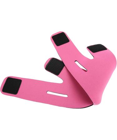 Double Chin Reducer & Face Slimming Strap - V Line Lifting Mask Reusable Facial Lift Belt (Rose Red) - Shop Now for Effective Contouring - Buy Online on GoSupps.com