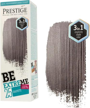  Rosa Impex Semi-permanent hair dye balm 25 Graphite BeEXTREME 100% No Ammonia No Parabens No PPD Balzam ottenochny besulfatny dlya volos 25 grafite - Buy Online on GoSupps.com