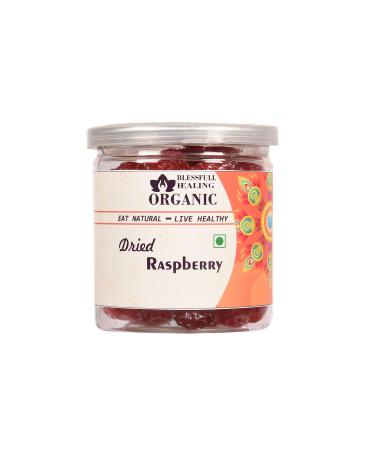 Blessfull Healing Organic Dried Raspberry 300 Gram Airtight Container (Packing May Vary)