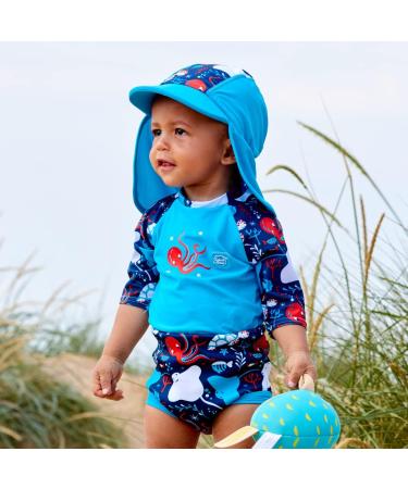 Splash About Baby Kids Legionnaire Sun Hat L - Under The Sea | UV Protection - Buy Online on GoSupps.com