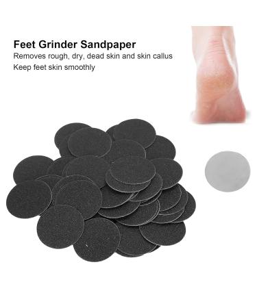 50-Pack Foot Grinder Sandpaper Slices | Pedicure Tools for Hard Skin & Cracked Heels | Replacement Accessories for Electric Callus Remover ( 35mm) - Buy Online on GoSupps.com