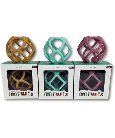 JUEGACONMIGO MIWIS Colorful Silicone Stacking Figures & Ball Teething Ring - Develop Motor Skills | International Shipping - Buy Online on GoSupps.com