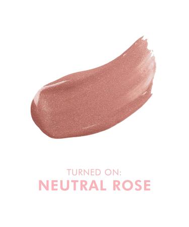 Beauty For Real Lip Gloss + Shine Turned On Nude - Non-Sticky Plumping Gloss with Marine Collagen - 0.15 fl oz - Buy Online on GoSupps.com