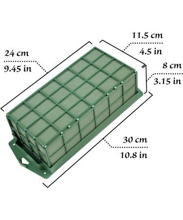 BESKGAVI 4 Floral Foam Cage for Flower Arrangements Dry and Wet Floral Foam for Fresh Artificial Flowers Florist Foam - Buy Online on GoSupps.com