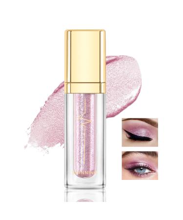 Boobeen Liquid Glitter Eyeshadow Metallic Shimmer Eye Shadow Pigment Quick-Drying Sparkling Liquid Eye Shadow Makeup Eyeshadow Shimmer Glitter Highlighter Long Lasting #03