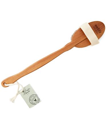 Croll & Denecke bath brush with horsehair bristles and handle 1 piece (1 pack)