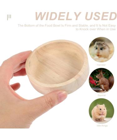 POPETPOP Chick Food Rack | Hamster & Squirrel Food Bowl Holder | Wooden Multifunction Small Dish for Guinea Pig & Small Pets - Buy Online on GoSupps.com