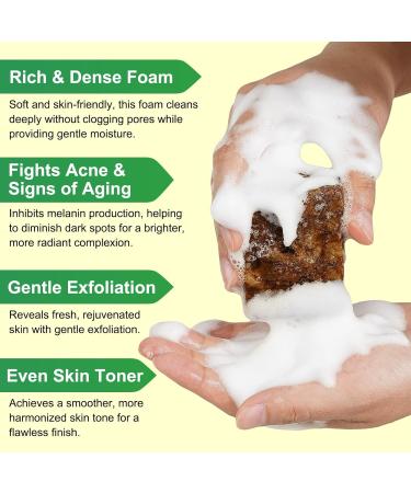  WeiWeiLa Organic African black soap 200g African soap against acne and dark spots raw black soap for all skin types face body hair - Buy Online on GoSupps.com