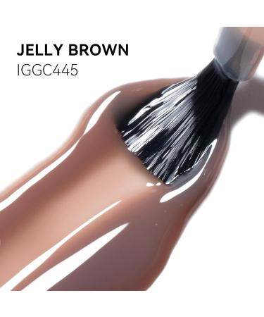 MEGIOR Jelly Brown Gel Nail Polish 15ML Dusty Rose Gel Polish 1PC Nail Polish Gel Soak Off UV Gel Polish Translucent Color Neutral Gel Polish for Nail Art Manicure DIY at Home - Buy Online on GoSupps.com