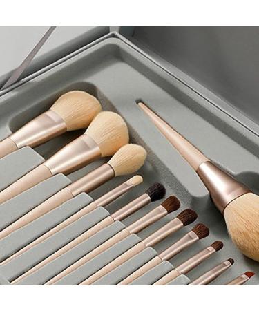 Super Soft Morandi Color 12Pcs Professional Makeup Brush Set | Premium Cosmetic Brushes for Flawless Makeup Application - Buy Online on GoSupps.com