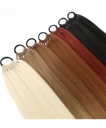 Ponytail Extensions Braiding Ponytail Extension with Elastic Tie 24" Long Yaki Straight Wrap Around Ponytail Hair Extensions Natural Soft Synthetic Hairpiece for Women for Women(Color:4) 24inches 4 - Buy Online on GoSupps.com