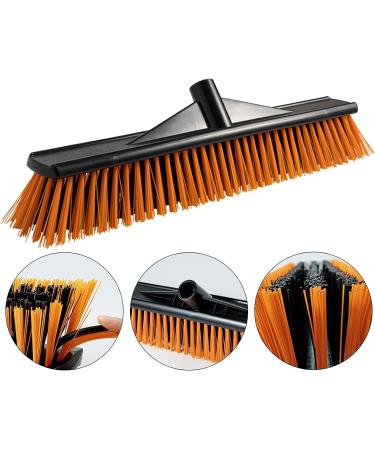 Stiff Bristle Shower Scrubber | Indoor Outdoor Bristle Broom Outdoor Sweeping Brush for Portable Outdoor Sweeping Floor Scrub Brush Grout Brush for Garages Decks Skoulazeo 50cm - Buy Online on GoSupps.com