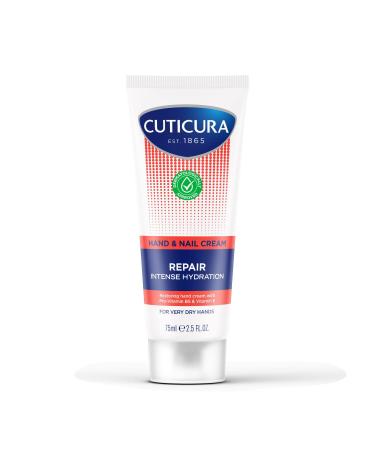 Cuticura Repair Hand & Nail Cream 75ml Intense Hydration Softening Protect Damaged Skin Stronger Nails