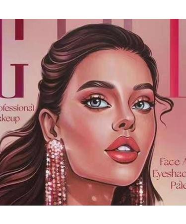 Eyeshadow Palette - 52 Colors Matte Shimmer and Highlighter | Waterproof Blush and Highlighter Kit | for Women Lady Girlfriend Daily Use Dating Party - Buy Online on GoSupps.com