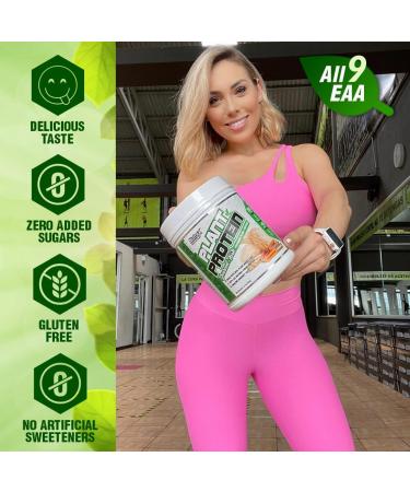 Nutrex Research Plant Protein Powder | Vegan, Gluten & Lactose Free | 18 Servings | Strawberries and Cream Flavor - Buy Online on GoSupps.com