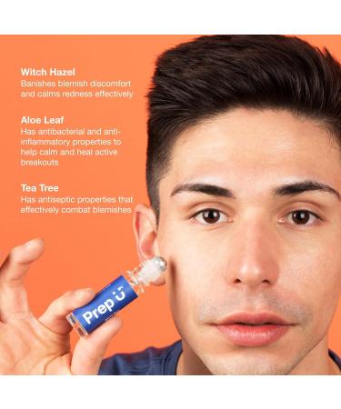 Prep U Blemish Serum with Tea Tree Oil for Blemish Prone Skin Safe and All Natural Astringent Blemish Spot Treatment for All Skin Types - Travel Size - 0.33 Fl Oz (2 Pack) - Buy Online on GoSupps.com