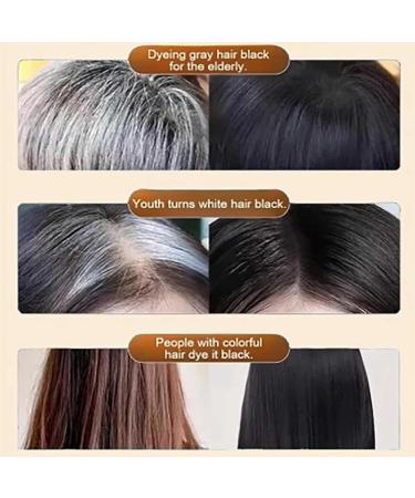 Plant Dye Shampoo - 200 ml Single Color Floral Botanical Black Hair Color Cream | Hair Dye for Women - Buy Online on GoSupps.com