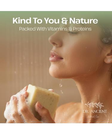  Dr.Ancient Dr.Ancient Organic Donkey Milk Soap Bar Natural Traditional Antique Handmade Anti Aging Skin Lightening Moisturizing Chemical Free 140g (Pack of 2) - Buy Online on GoSupps.com