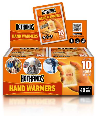 Hot Hands hand warmers 40 pairs 80 pieces (1 pack)