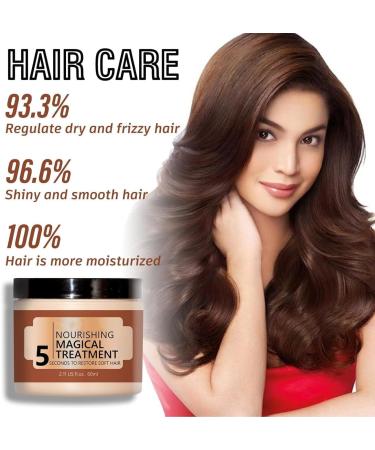 GMVVAC Deep Repair Hair Smoothing Mask Collagen Hair Mask 5 Seconds Nourishing Magic Treatment Restore Soft Hair in 5 Seconds - Buy Online on GoSupps.com