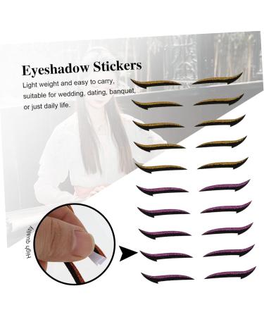 POPETPOP 20 Pairs Eyeshadow Stickers Instant Eye Tapes Glitter Reusable Eyeliner Sticker Shimmer No Smudge - Buy Online on GoSupps.com