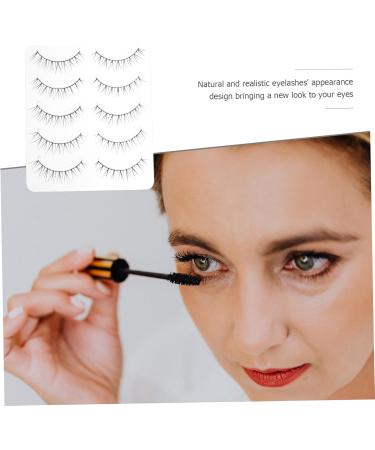 Beaupretty 5 Pairs Fake eyelashes artificial eyelashes 3d false eyelashes lash extension tools halloween eyelashes lady tools Artificial Eyelash Decor soft strip s3 slim artificial fiber - Buy Online on GoSupps.com