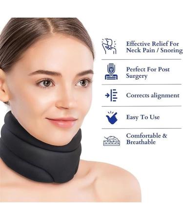 Cervicorrect Neck Brace for Sleep Apnea Cervicorrect Neck Brace Soft Neck Brace For Neck Pain And Support Anti Snoring Neck Brace For Sleeping For Women And Men (Color : Gray) - Buy Online on GoSupps.com