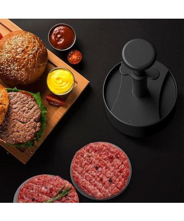 Protable Press Burger Press Patty Maker Maker Mold Perfect for Burgers Patties Cooking BBQ Kitchen Supply Black - Buy Online on GoSupps.com