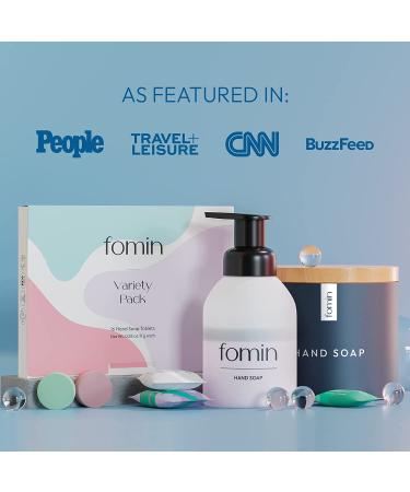 FOMIN Foaming Hand Soap Tablets (16 Count) - Variety Pack Sustainable Refills - 128 fl oz total - Buy Online on GoSupps.com