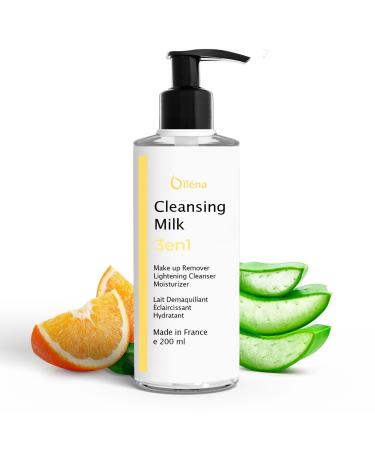 Gentle Cleansing Milk Facial Cleanser All Skin Types Makeup Remover | Mineral-Rich Algae Collagen & Plant Extracts Anti-Ageing Nourishing Moisturizing 200 ml.