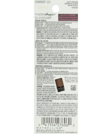 Maybelline Eye Studio Master Shape Brow Pencil - Soft Brown, 0.02 oz - Buy Online on GoSupps.com