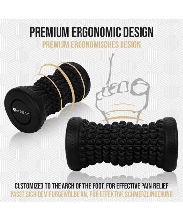Hedgehog Ball Foot Massage Set | 1x Massager & 2x Massage Balls | Relief for Feet Back & Legs | Includes Video Poster & Bag | International Shipping Available - Buy Online on GoSupps.com