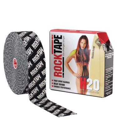 RockTape H2O Black Logo 2 x 105' (5cm x 32m)