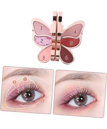 FRCOLOR 1pc Eyeshadow Palette Shimmer Blush Matt Makeup Blusher Cosmetic Eyeshadow Plate Supplies Lucky Girl 1 count (Pack of 1) As Shown 4 - Buy Online on GoSupps.com