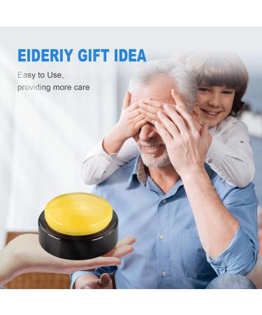 Large Talking Alarm Clock for the Blind & Visually Impaired - Easy Time & Date Readout - Perfect for Seniors (Yellow) - Buy Online on GoSupps.com