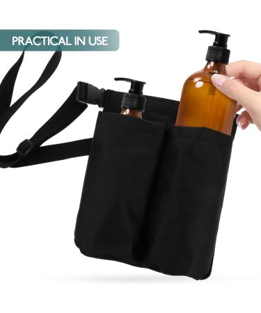 Kichvoe Professional Massage Bottle Bag | Double-Holster Waist Holder for Oil | Adjustable Belt Organizer for Home & Salon Use - Buy Online on GoSupps.com