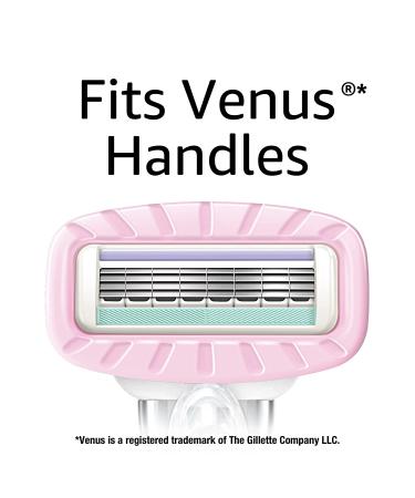 Amazon Basics Women's 4-Blade Razor Refills - Fits Amazon Basics and Venus Handles - Moisturizing Surround - 6 Refill Cartridges - Buy Online on GoSupps.com