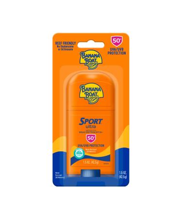 Banana Boat Spf#50+ Ultra Sport Stick 1.5 Ounce (6 Pack)