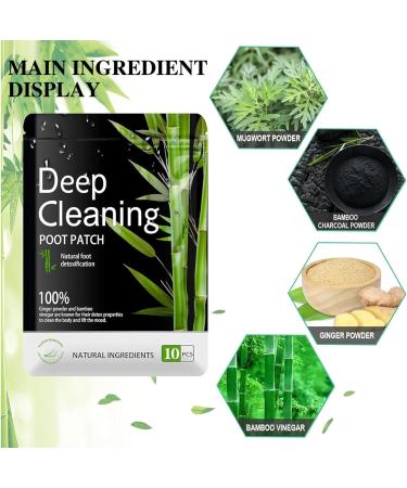 10 Pairs Detox Foot Pads for Deep Cleansing & Stress Relief - Original Detoxification Paving for Better Sleep | 20PCs - Buy Online on GoSupps.com