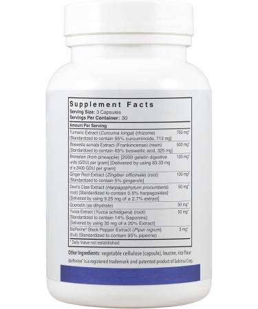 Patient One CT Joint Care | Supplement to Support Healthy Connective Tissue and Joint Function* | with Turmeric, Boswellia and More | 90 Capsules - Buy Online on GoSupps.com