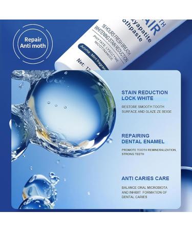 Ayzololo 2 PCS Hydroxyapatite Toothpastes for Enamel Protection and Tooth Strengthening Fresh Mint Flavor Daily Use for Oral Care - Buy Online on GoSupps.com