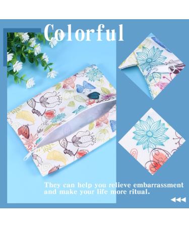 Lurrose 4-Pack Waterproof TPU Storage Bags Practical Zippered Tampon Holders Sanitary Pouch Breathable & Multi-Color Options (18x14cm) - Buy Online on GoSupps.com